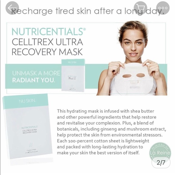 Nuskin Skincare Nuskin Celltrex Recovery Masks 5 Masks Poshmark